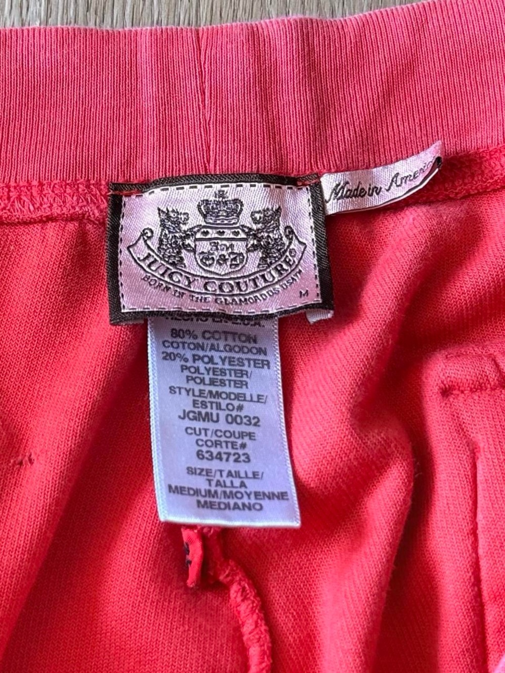Vintage Juicy Couture low rise red flare tracksuit pants - Picture 5 of 8